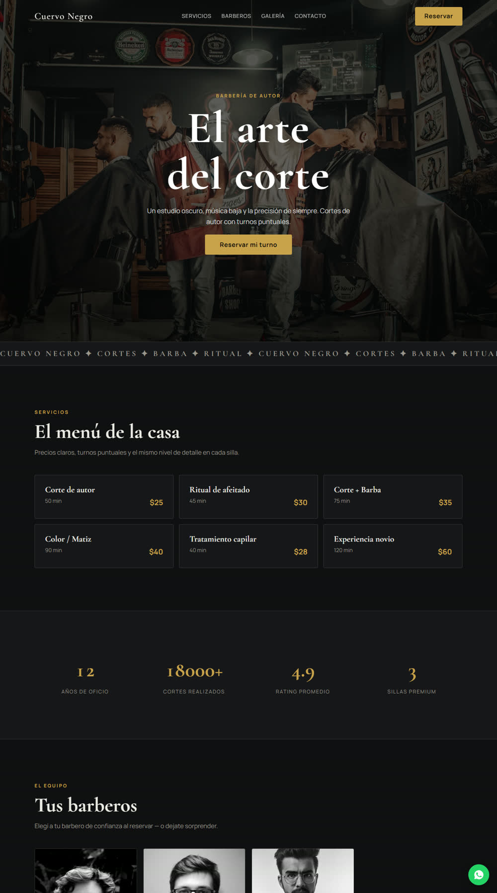 Diseño Cuervo Negro