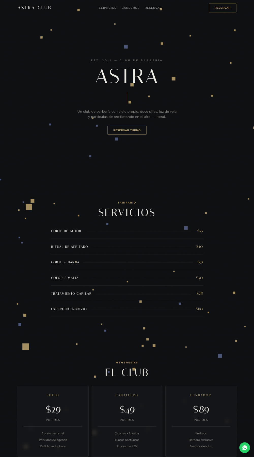 Diseño Astra Club
